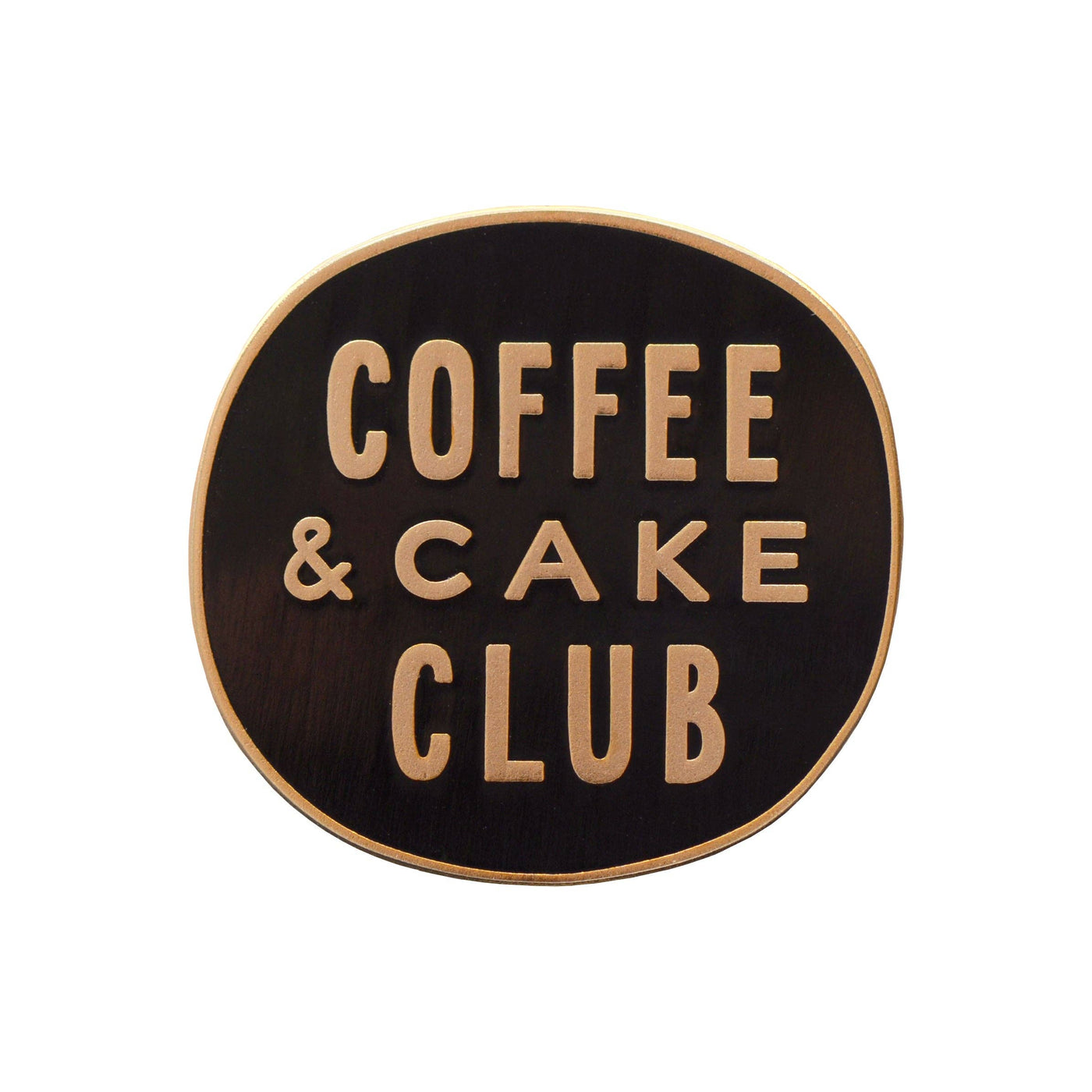 Coffee & Cake Club - Enamel Pin - Alphabet Bags