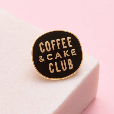 Coffee & Cake Club - Enamel Pin - Alphabet Bags