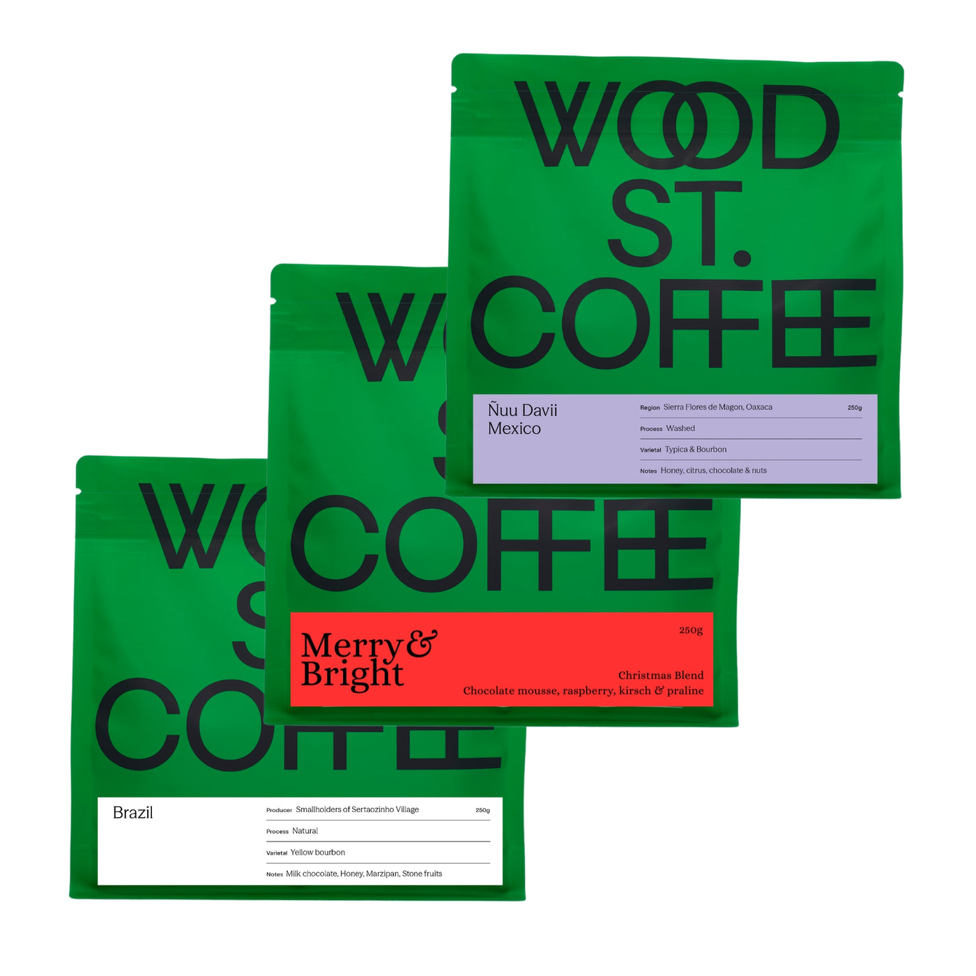 BREW PACK - BEST SELLERS (House Espresso, Merry & Bright, Mexico)