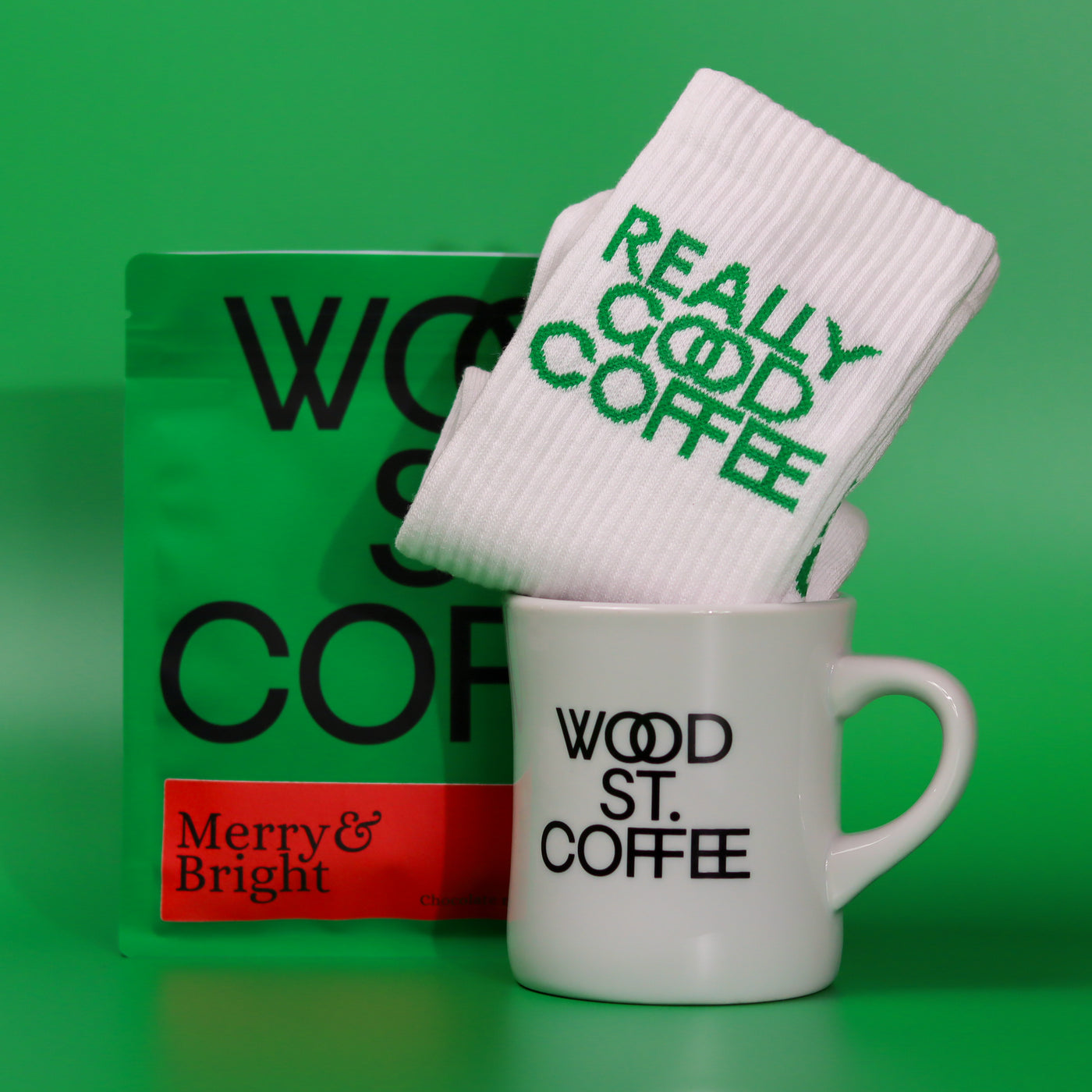 Socks, Mug and Christmas Coffee